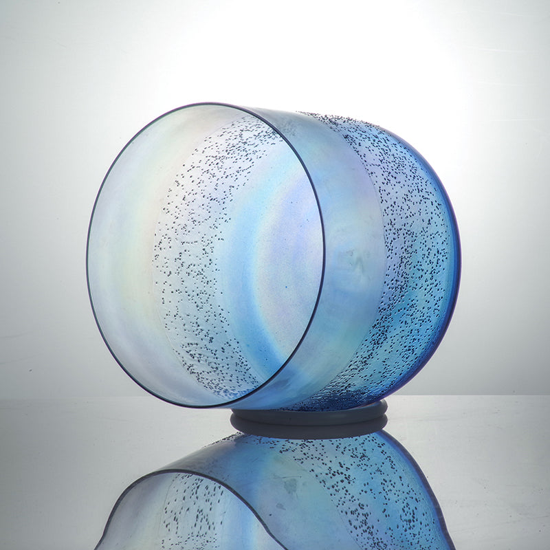 Amethyst Gem ✸ Alchemy Crystal Singing Bowl - Alchemy of Quartz  Quantum scalar singing bowl on quartz crystal grid for energy cleansing Moldavite Meteorite ✸ Alchemy Crystal Singing Bowl - Alchemy of Quartz