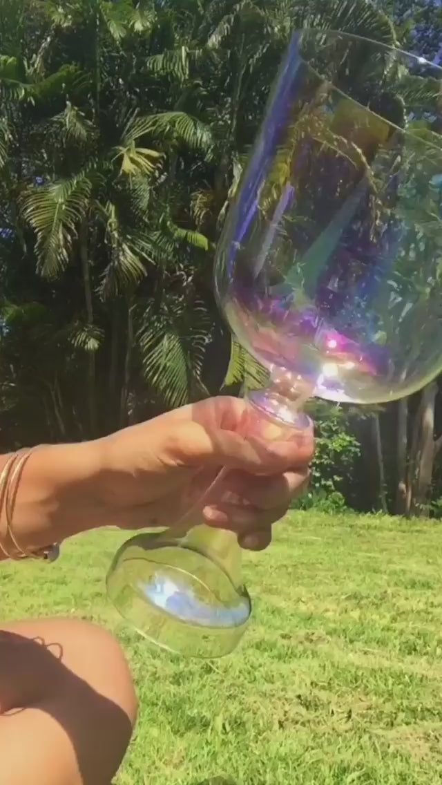 Angel Aura Crystal Chalice ✸ Custom Laser Design Singing Bowl Maji Grail | Sonic Alchemy Healing & 15D Meditation