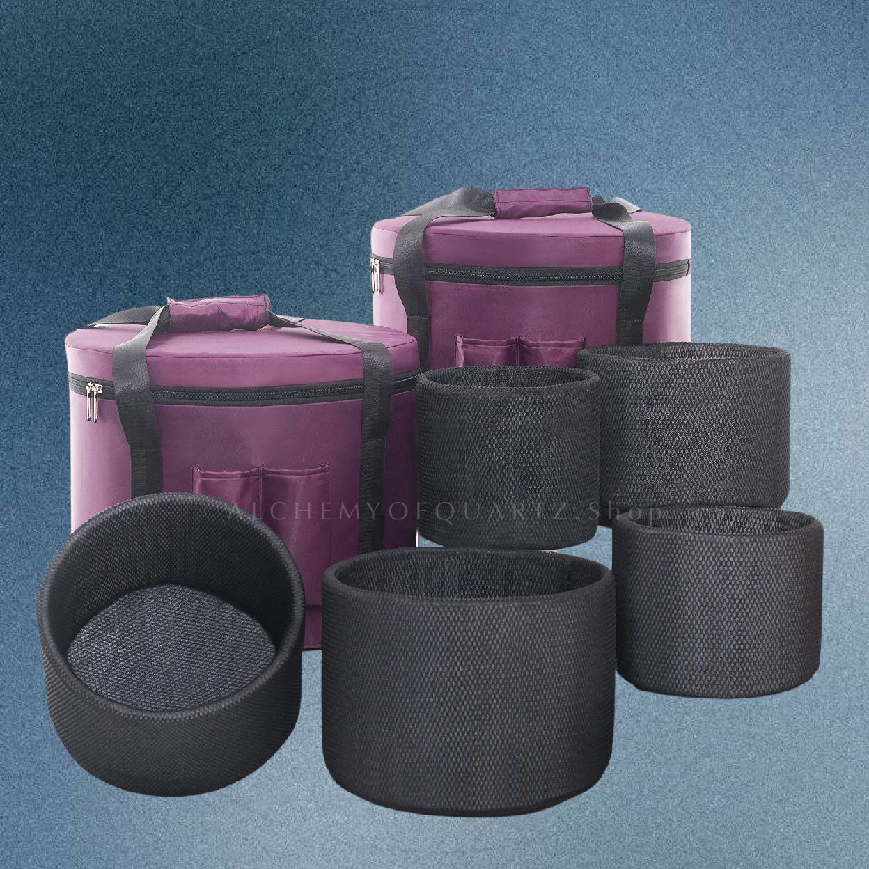 Sleeves (Only) for Crystal Bowl Case | Custom Made - Alchemy of Quartz