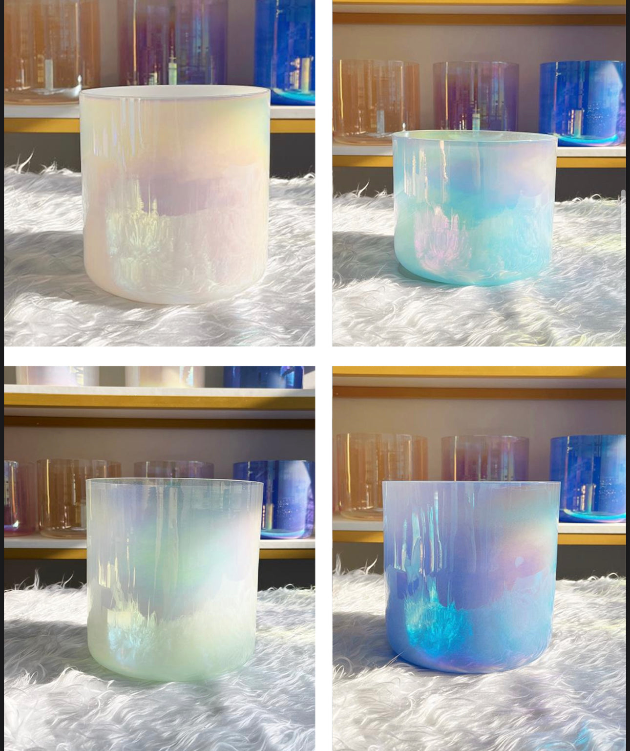 Opalescent Aura Set II ✸ 5” to 9” | 432hz or 440hz - Alchemy of Quartz