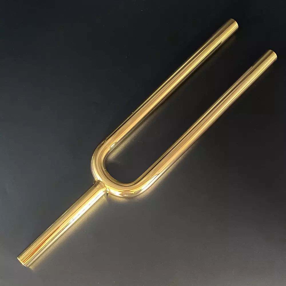 24k Gold Tuning Forks 432hz - Alchemy of Quartz