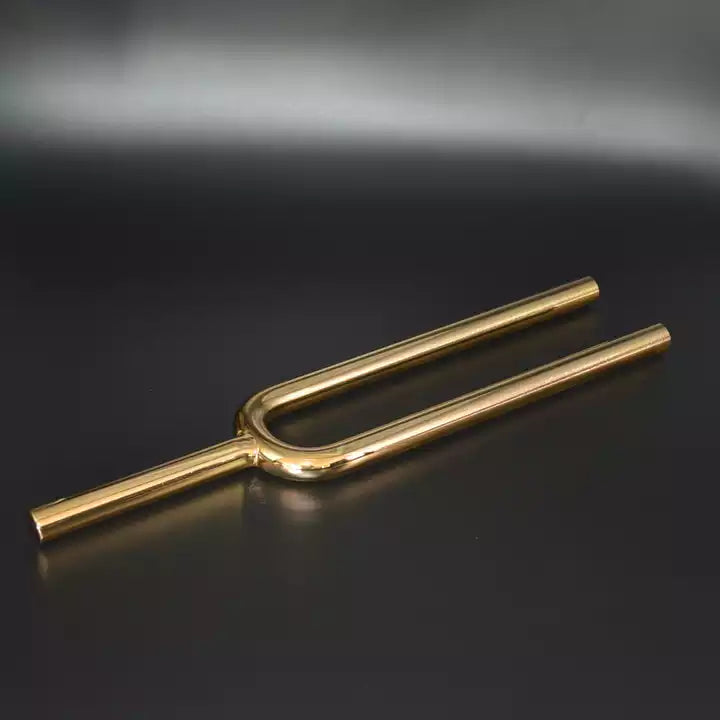 24k Gold Tuning Forks 432hz - Alchemy of Quartz