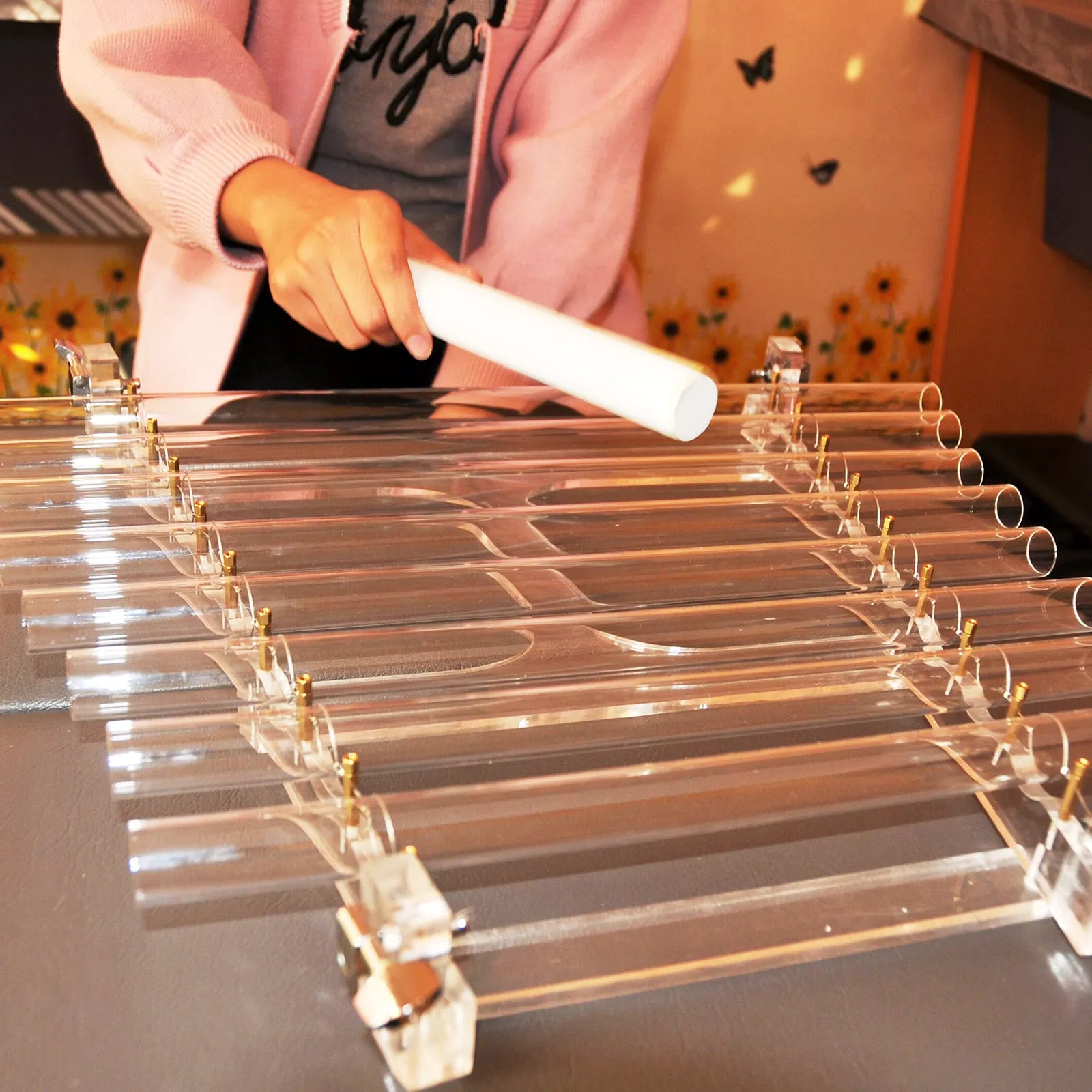 432hz Quartz Crystal Singing Harp with Case - Alchemy of Quartz