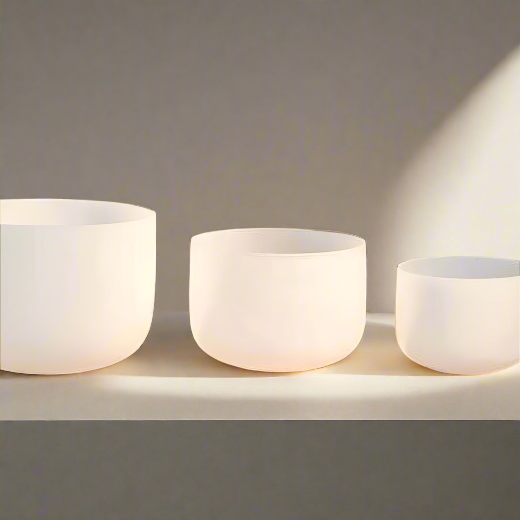 3pc Wellness Set Crystal Singing Bowl ✸ 6” to 22” | 432hz or 440hz - Alchemy of Quartz