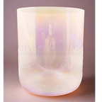Krystalign™ Rose Quartz + Moonstone Alchemy™ Crystal Singing Bowl for Meditation & Elevated Spaces