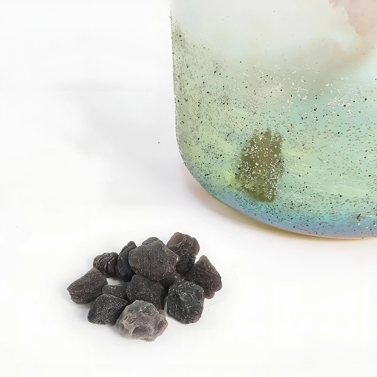 Moldavite Meteorite ✸ Alchemy Crystal Singing Bowl - Alchemy of Quartz 