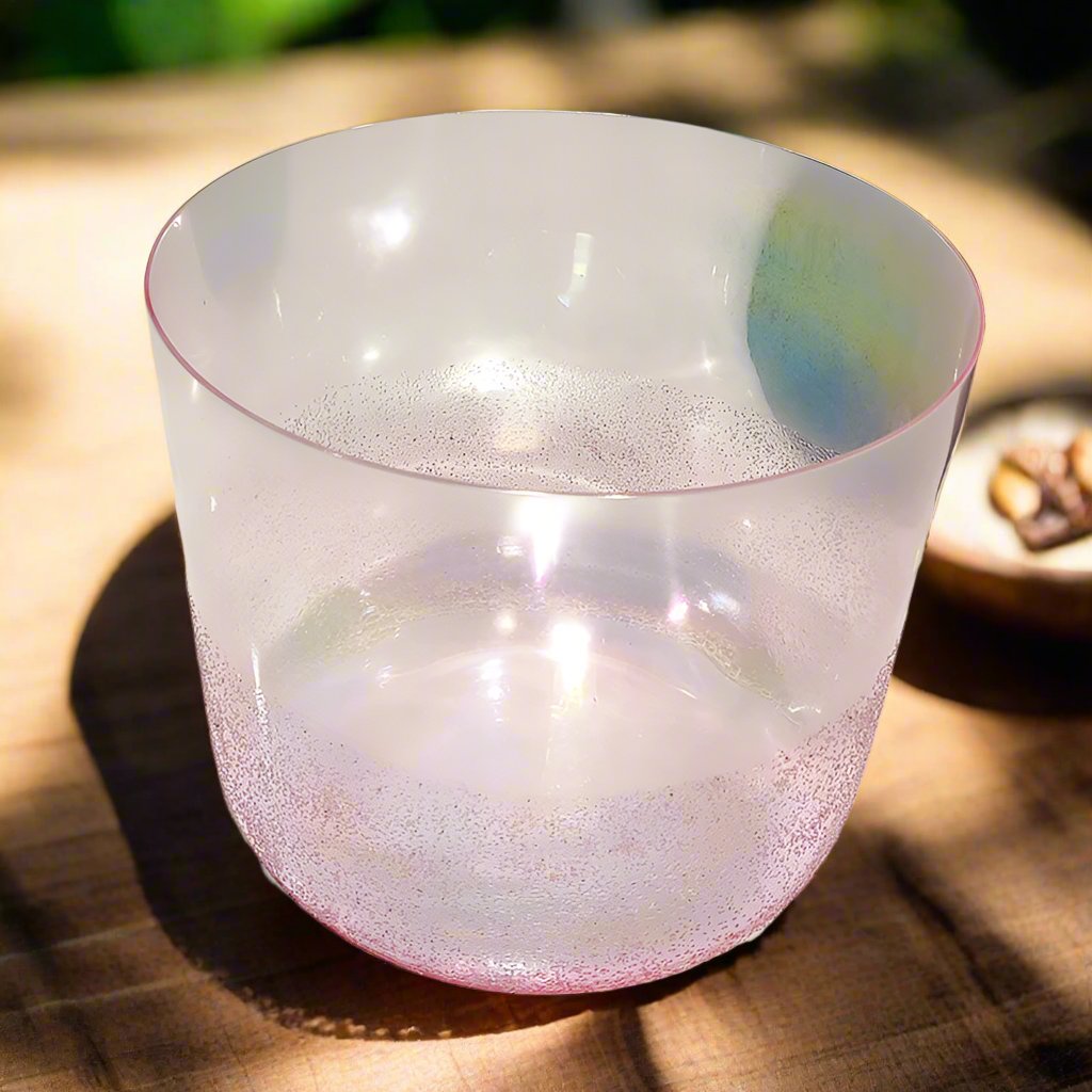 Pink Tourmaline Gem ✸ Alchemy Crystal Singing Bowl