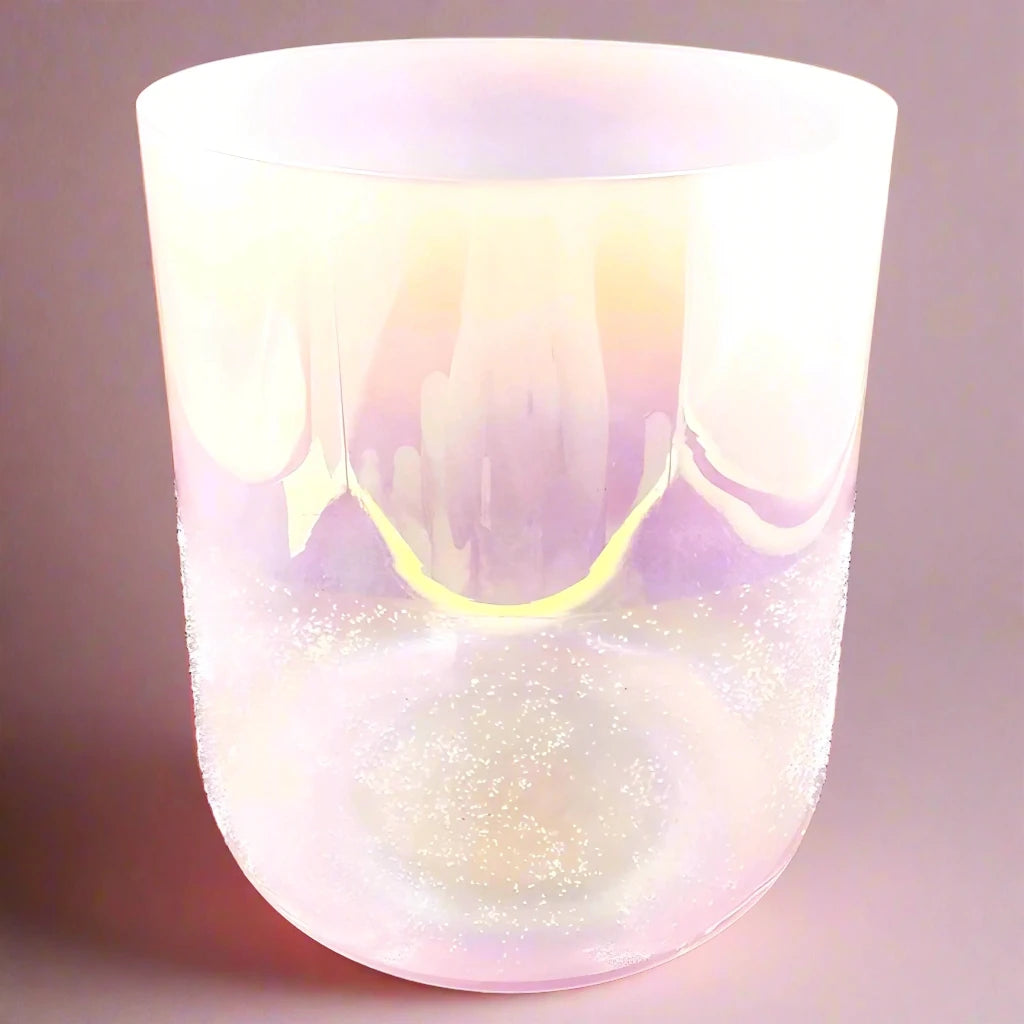 Rose Quartz Alchemy Crystal Bowl • Gem + Quartz 432hz