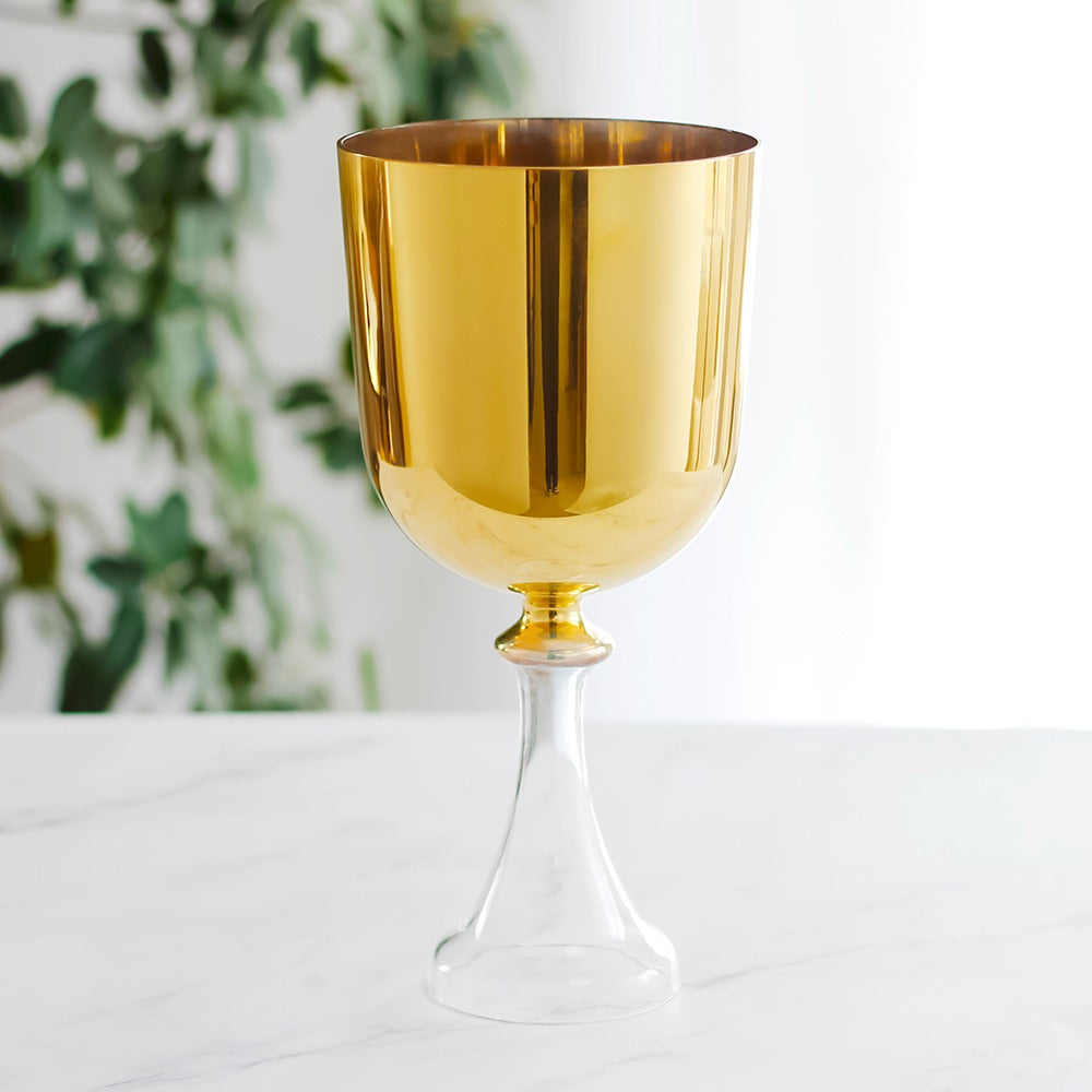 24K Gold ✸ Chrystal Grail – Custom Design - Alchemy of Quartz 